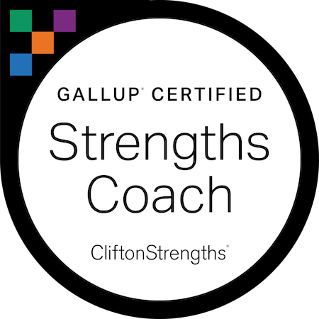 Gallup Strengths coach badge
